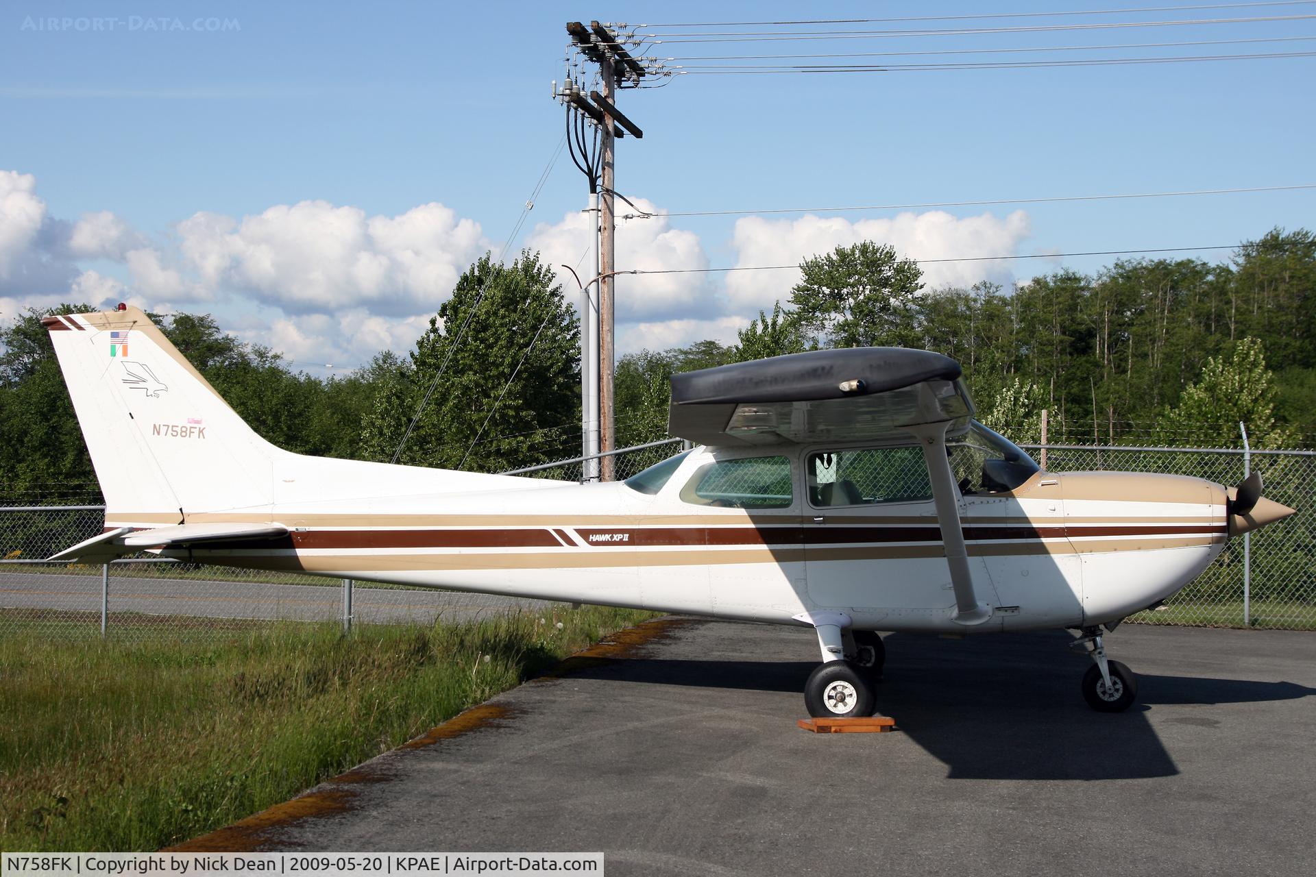 N758FK, 1978 Cessna R172K Hawk XP C/N R1723059, KPAE