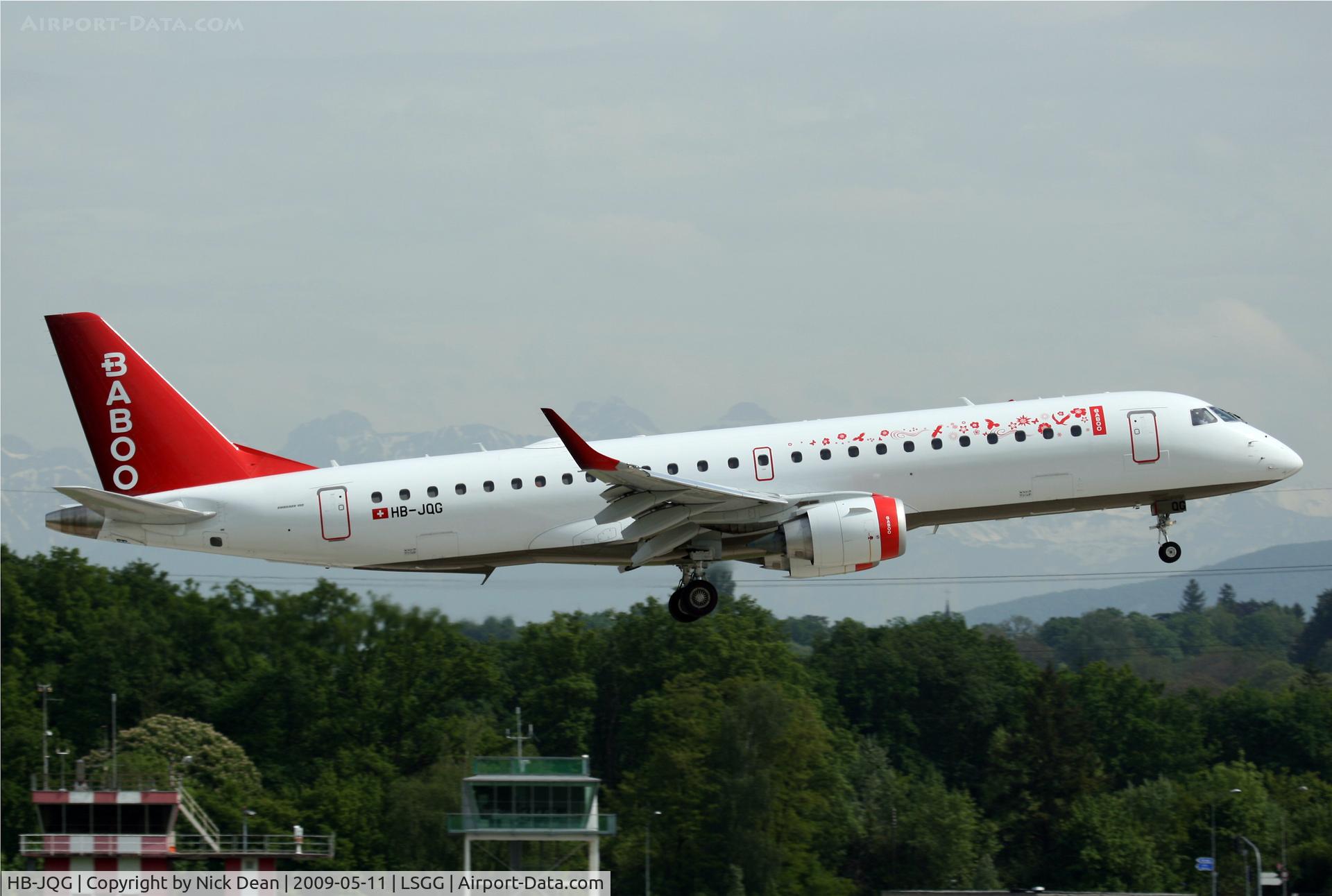 HB-JQG, 2008 Embraer 190LR (ERJ-190-100LR) C/N 19000189, LSGG