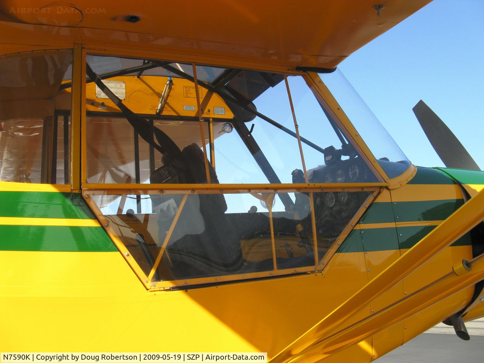 N7590K, 1950 Piper PA-18 C/N 18-307, 1950 Piper PA-18 SUPER CUB Amphibian, Lycoming O-290, Wipline 2100 floats, clear split cabin doors