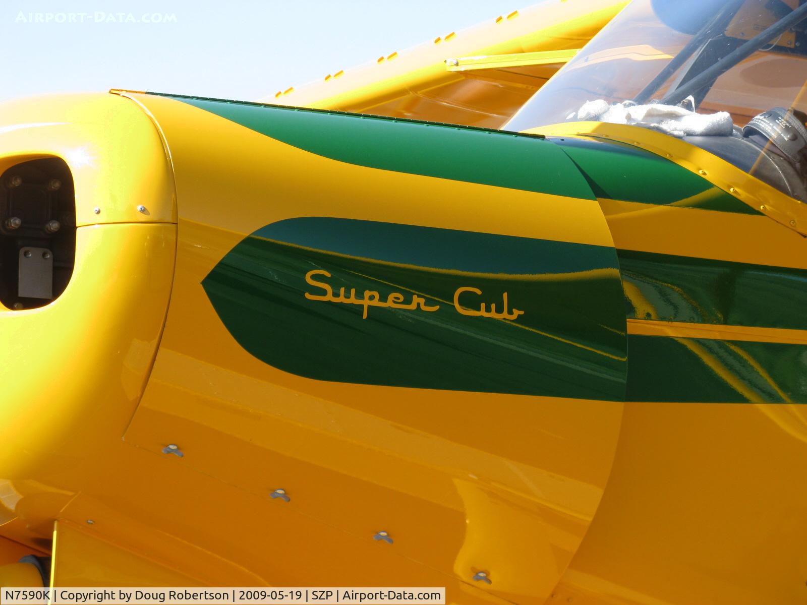 N7590K, 1950 Piper PA-18 C/N 18-307, 1950 Piper PA-18 SUPER CUB Amphibian, Lycoming O-290, cowl