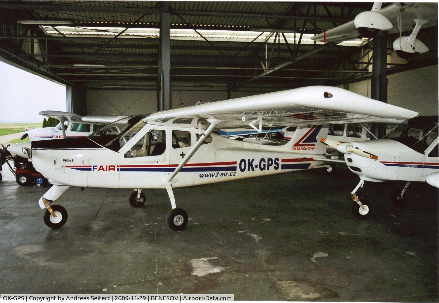 OK-GPS, Tecnam P-92JS Echo C/N 063, Benesov CSSR 29.11.2009
