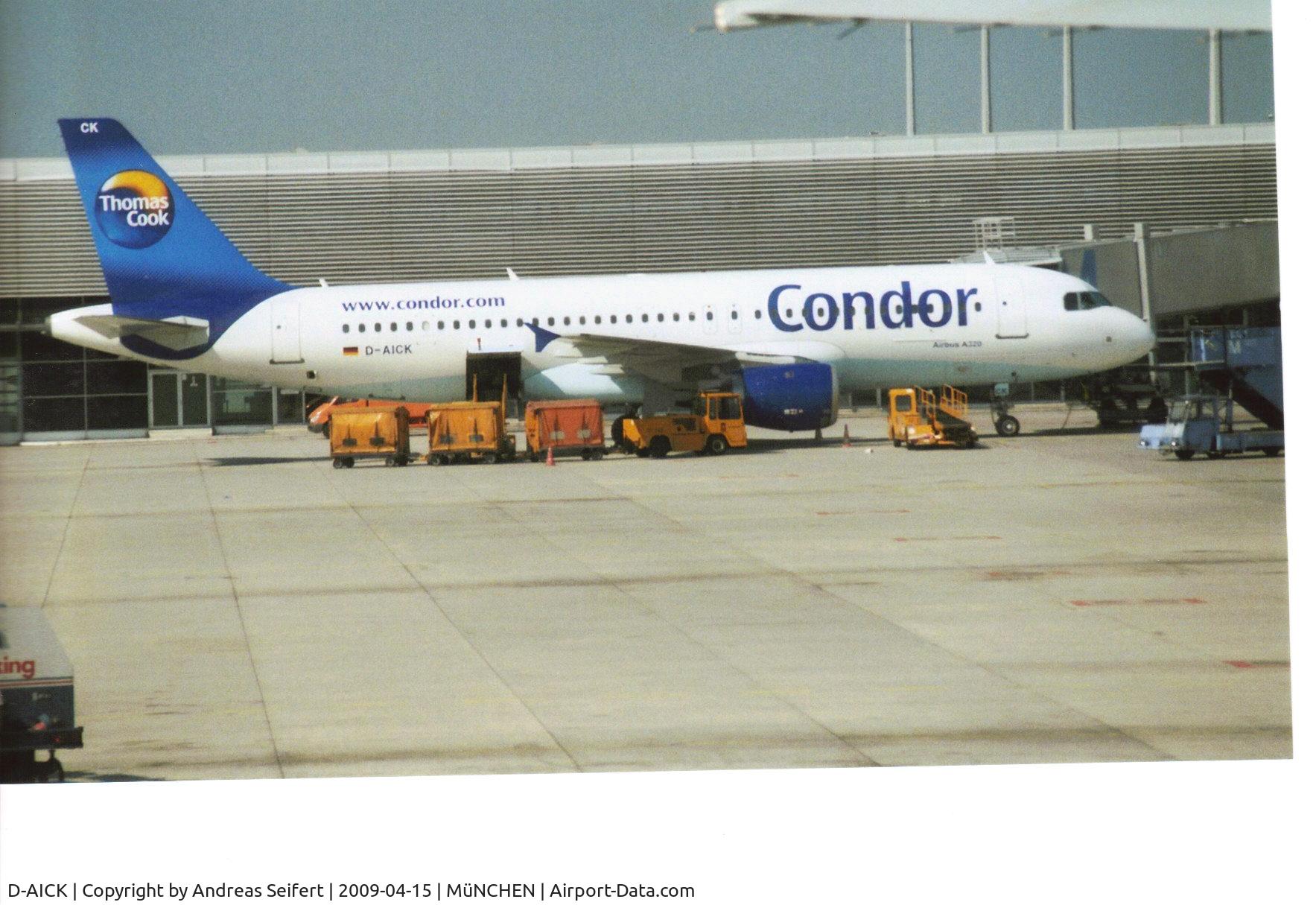 D-AICK, 2001 Airbus A320-212 C/N 1416, München Flughafen 15.4.2009