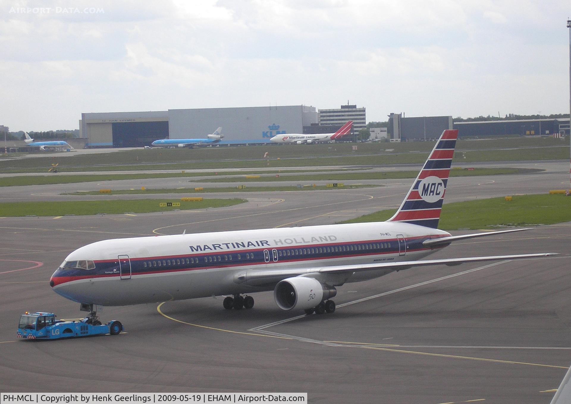 PH-MCL, 1992 Boeing 767-31A/ER C/N 26469, Special c/s 50 years