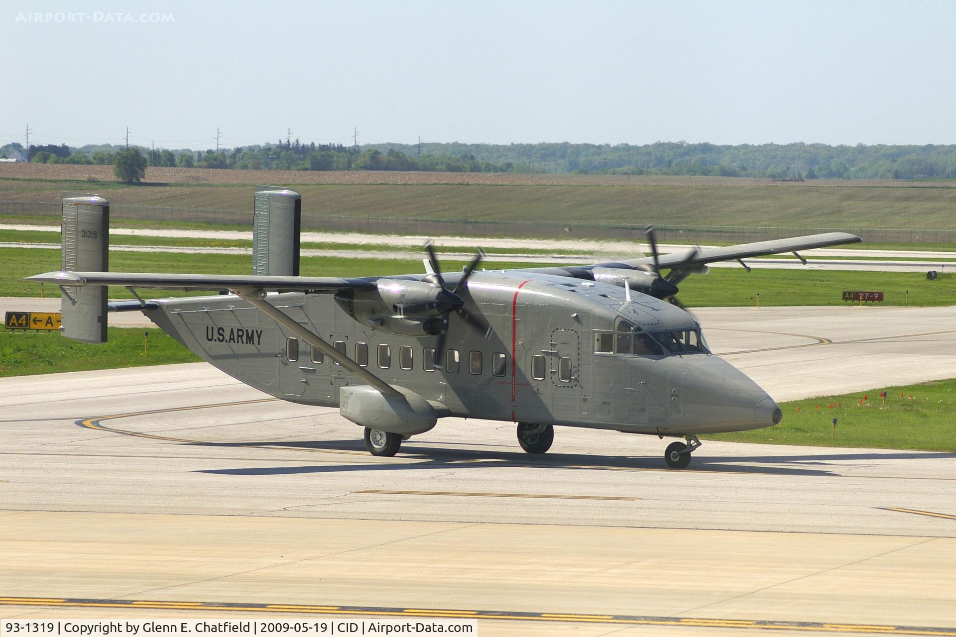 93-1319, 1993 Short C-23B Sherpa C/N AK-003, Turning onto Delta from Alpha 4 on the way to Rockwell-Collins