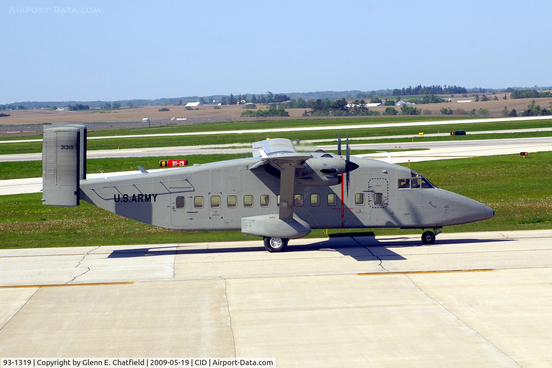 93-1319, 1993 Short C-23B Sherpa C/N AK-003, Taxiing on Delta on the way to Rockwell-Collins