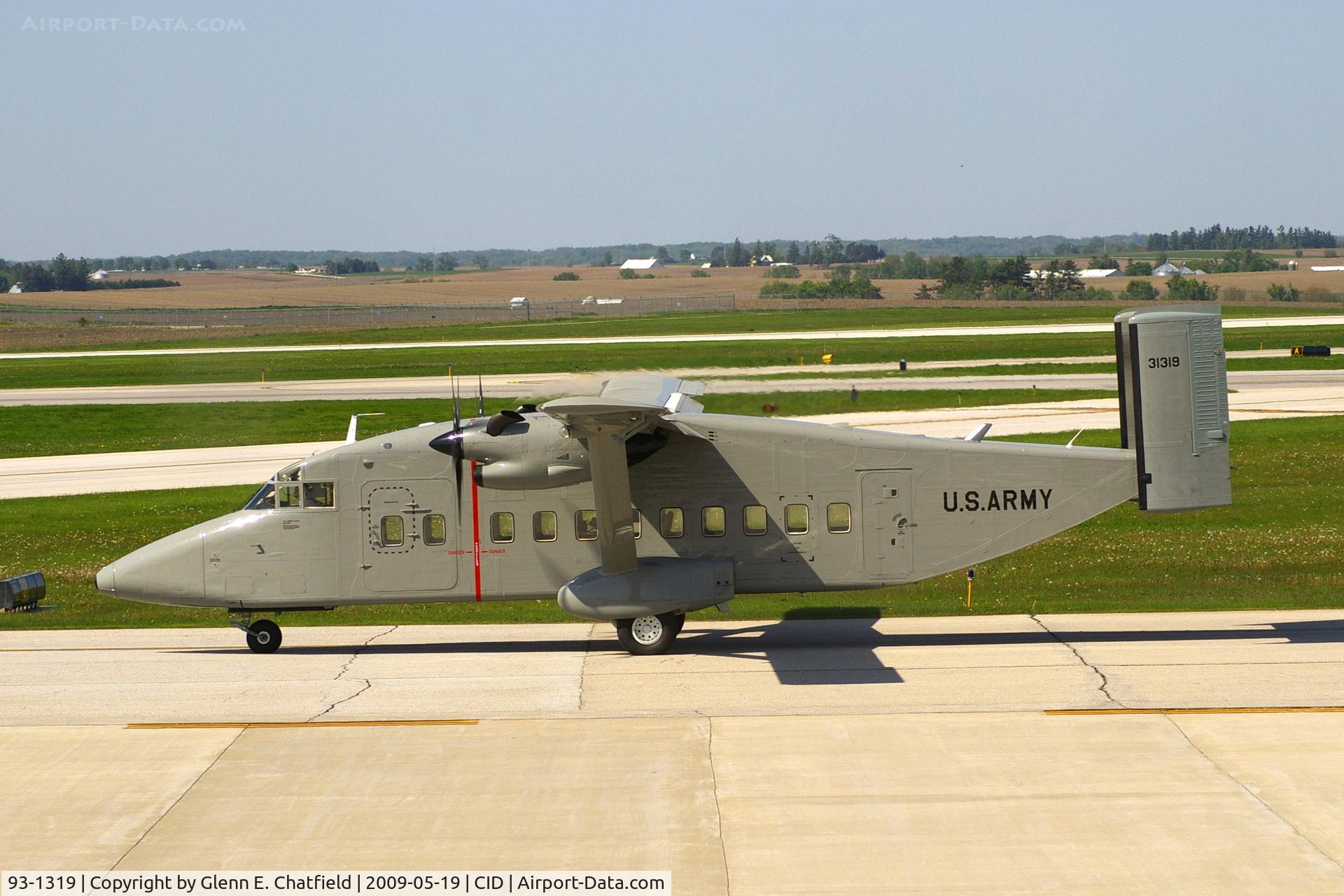 93-1319, 1993 Short C-23B Sherpa C/N AK-003, Taxiing on Delta on the way to Runway 27