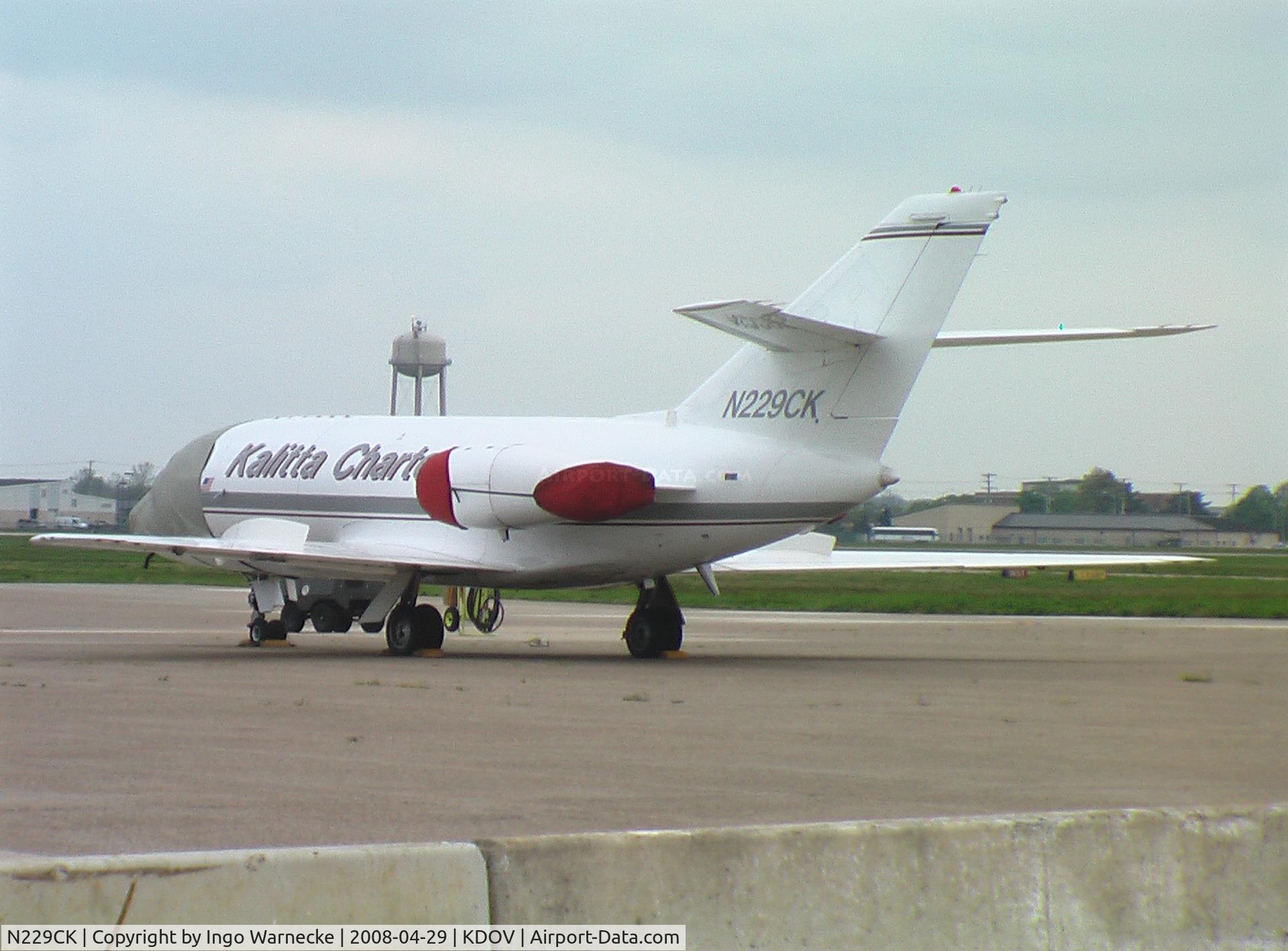N229CK, 1970 Dassault Fan Jet Falcon (20D) C/N 229, Dassault Falcon 20D of Kalitta Charters at Dover AFB