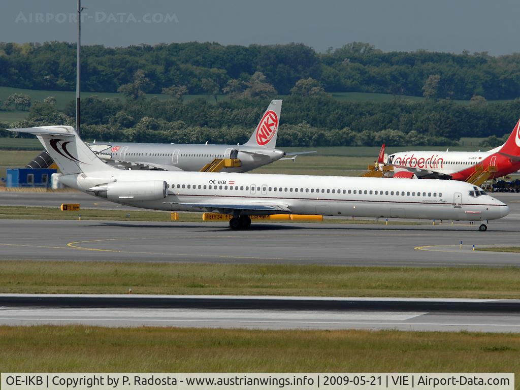 OE-IKB, 1986 McDonnell Douglas MD-83 (DC-9-83) C/N 49448, The last regular MD 80 operator in VIE is MAP-Jet