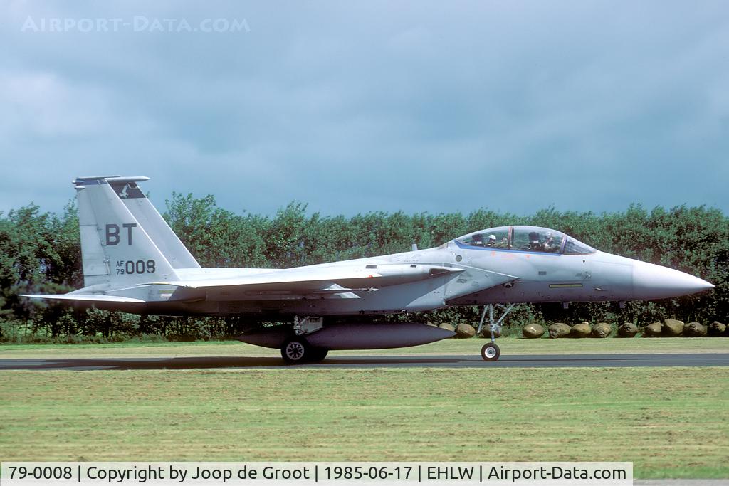 79-0008, 1979 McDonnell Douglas F-15D Eagle C/N 0583/D019, 525 TFS/36 TFW USAFE