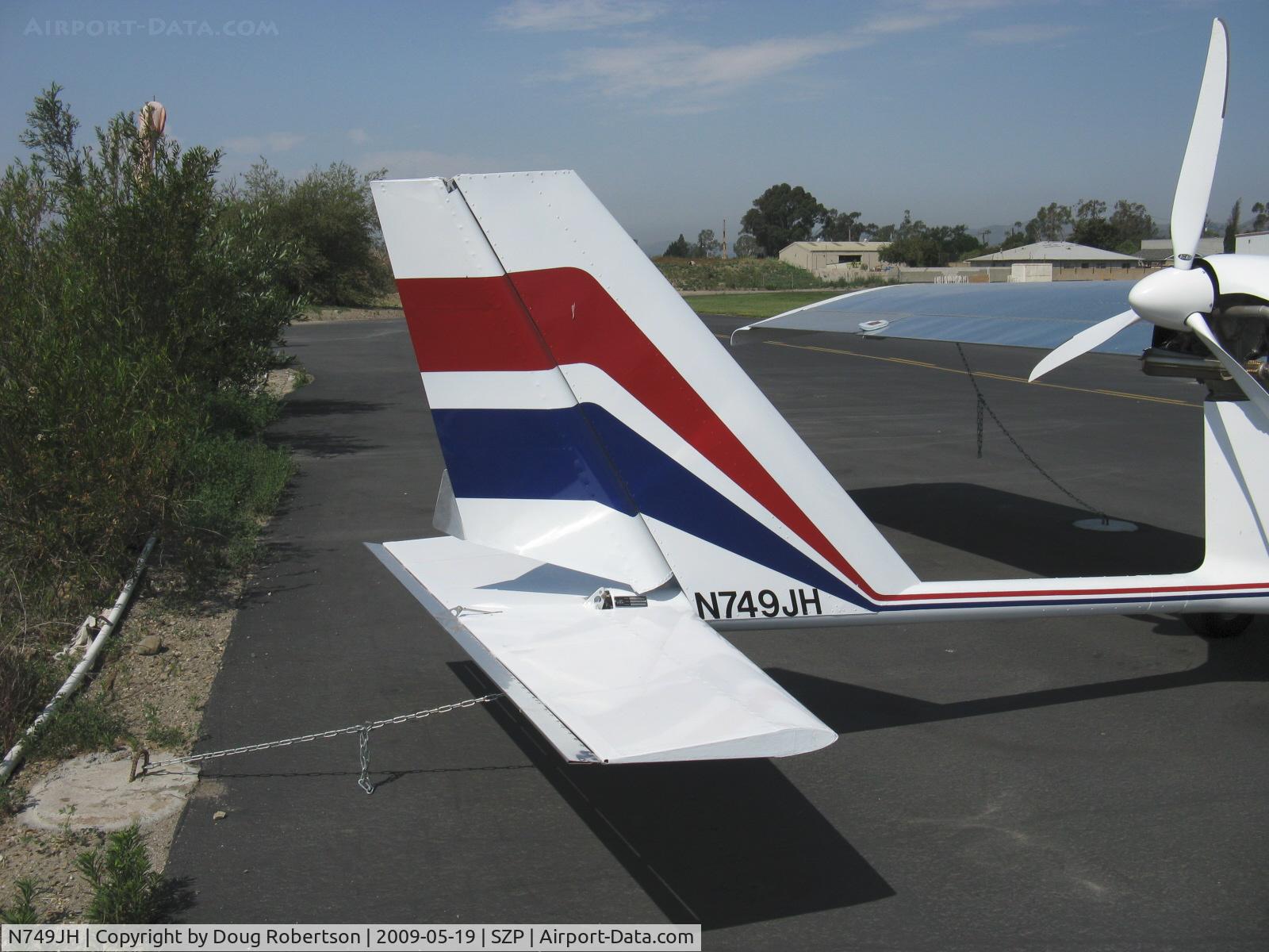 N749JH, 2008 Earthstar Odyssey C/N 61008, 2008 Caston/Caston Earthstar ODYSSEY, HKS 700E two cylinder four stroke 60 Hp pusher, Ultralight Experimental class, two place side-by-side, rudder & horizontal stabilizer trim tabs