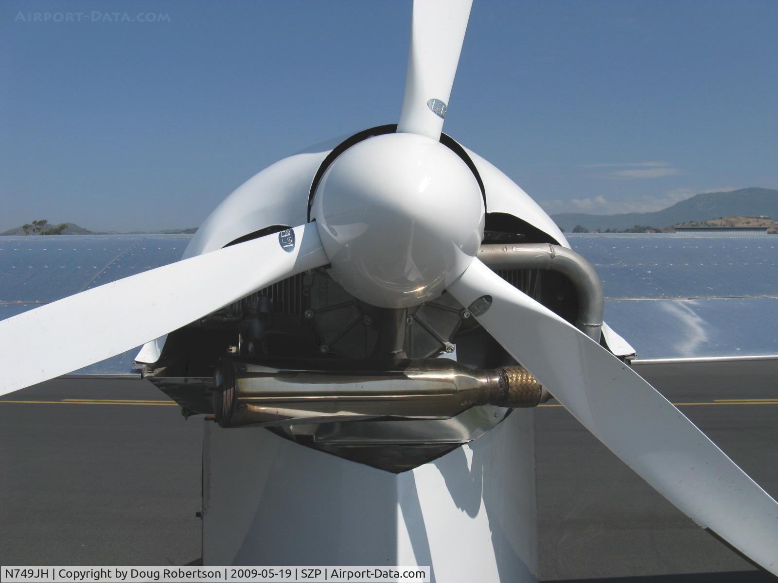 N749JH, 2008 Earthstar Odyssey C/N 61008, 2008 Caston/Caston Earthstar ODYSSEY, HKS 700E two cylinder four stroke 60 Hp pusher, three blade prop