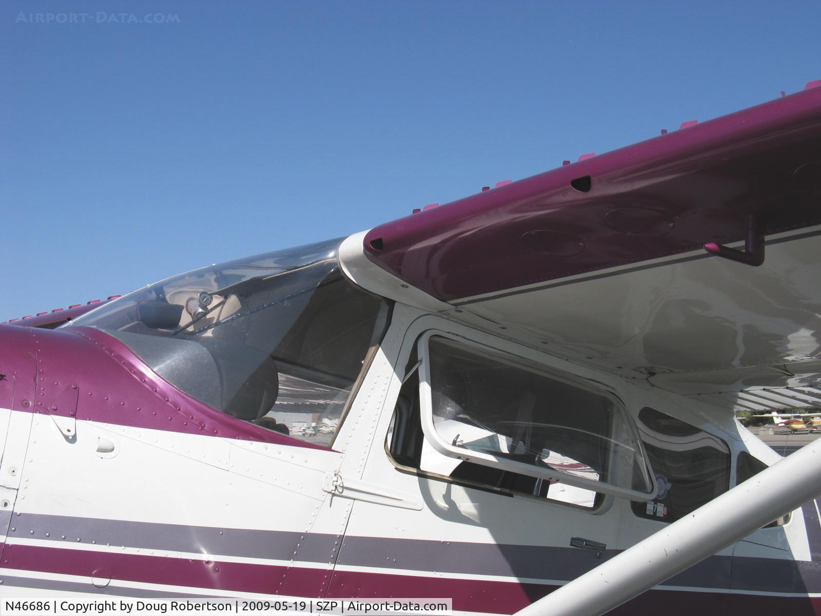 N46686, 1974 Cessna 180J Skywagon C/N 18052434, 1974 Cessna 180J SKYWAGON, Continental O-470-S 230 Hp, wing Micro vortex generators