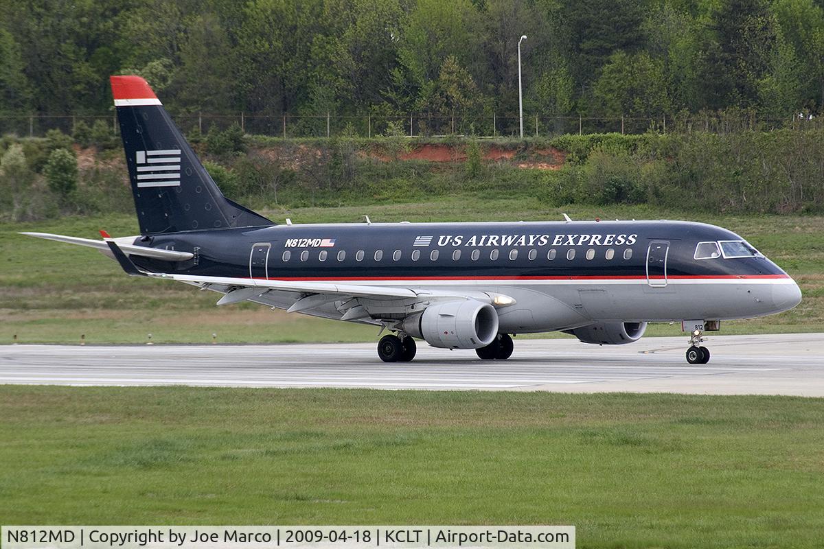 N812MD, 2004 Embraer 170SU (ERJ-170-100SU) C/N 17000030, @ CLT