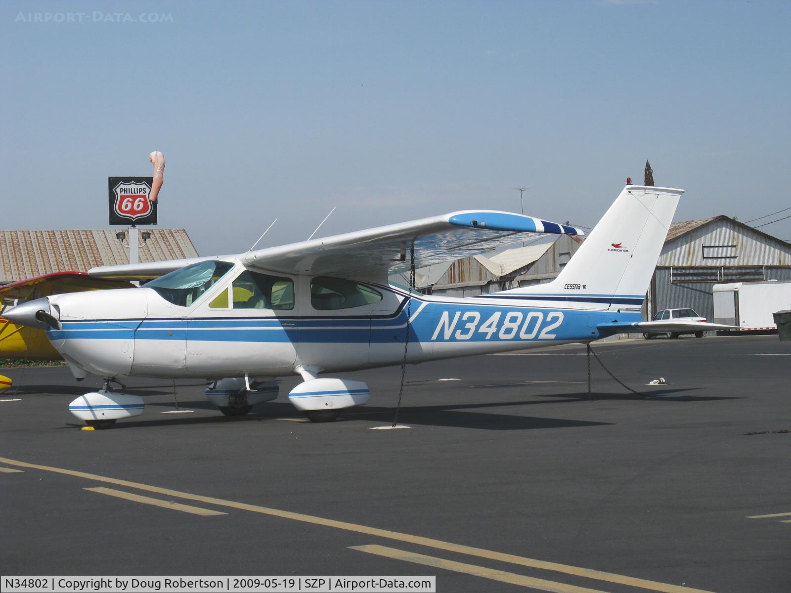 N34802, 1973 Cessna 177B Cardinal C/N 17702011, 1973 Cessna 177B CARDINAL, Lycoming O&VO-360 180 Hp