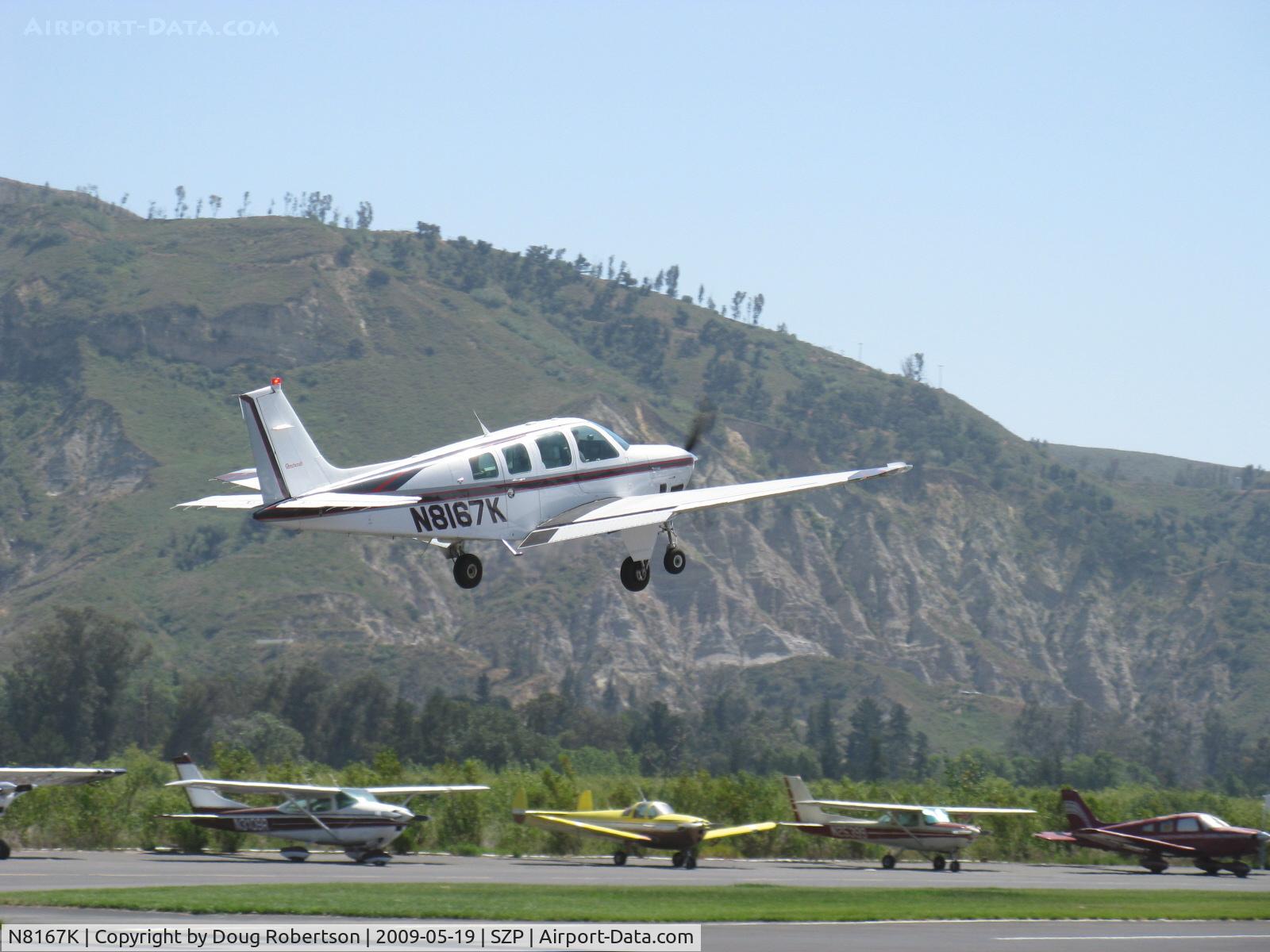 N8167K, 1993 Beech B36TC Turbo Bonanza C/N EA-547, 1993 Beech B36TC Turbocharged Bonanza, Continental TSIO-520-UB 300 Hp continuous, takeoff climb Rwy 22