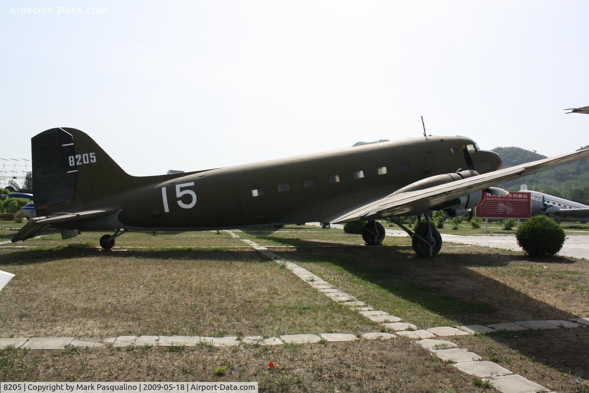 8205, 1952 Lisunov Li-2 C/N 18439709, Li-2  Located at Datangshan, China