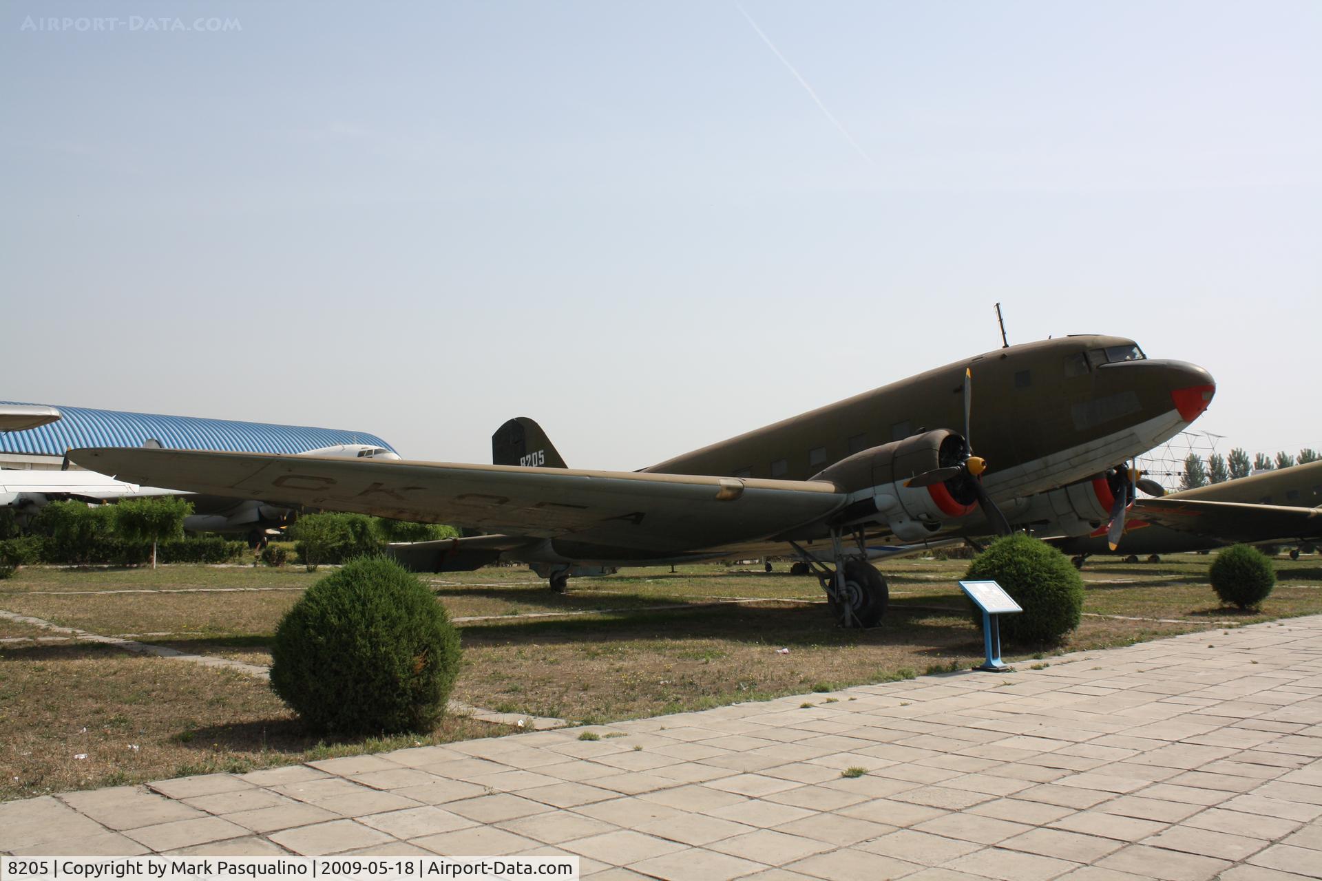 8205, 1952 Lisunov Li-2 C/N 18439709, Li-2  Located at Datangshan, China