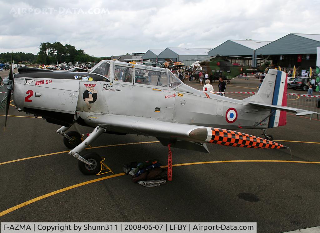F-AZMA, Nord 3202 Master C/N 65, Used as a demo aircraft during LFBY Open Day 2008... Left side...