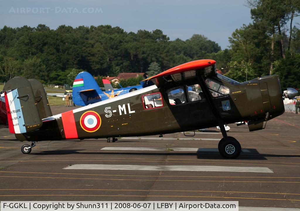 F-GGKL, 1960 Max Holste MH.1521M Broussard C/N 255, Used as a demo aircraft during LFBY Open Day 2008