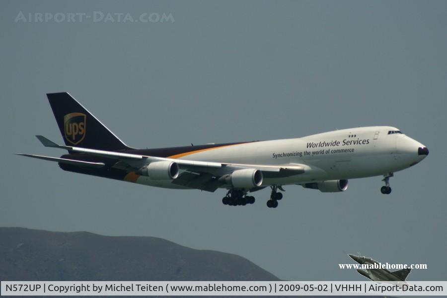 N572UP, 2007 Boeing 747-44AF C/N 35669, UPS