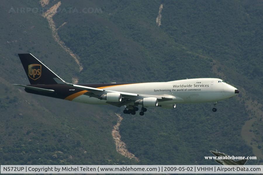 N572UP, 2007 Boeing 747-44AF C/N 35669, UPS