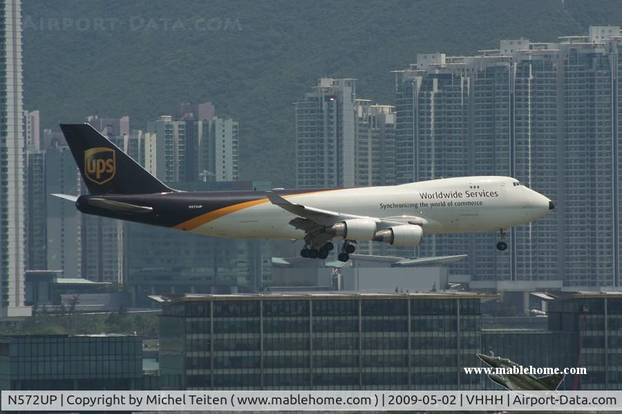 N572UP, 2007 Boeing 747-44AF C/N 35669, UPS