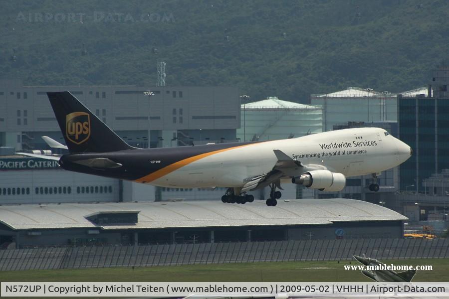 N572UP, 2007 Boeing 747-44AF C/N 35669, UPS