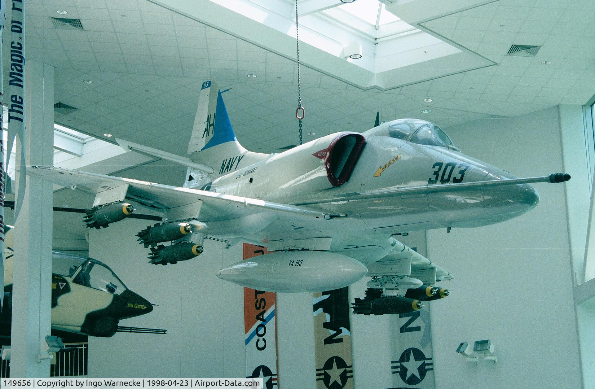 149656, Douglas A-4E Skyhawk C/N 12980, Douglas A-4E Skyhawk at the Museum of Naval Aviation, Pensacola FL
