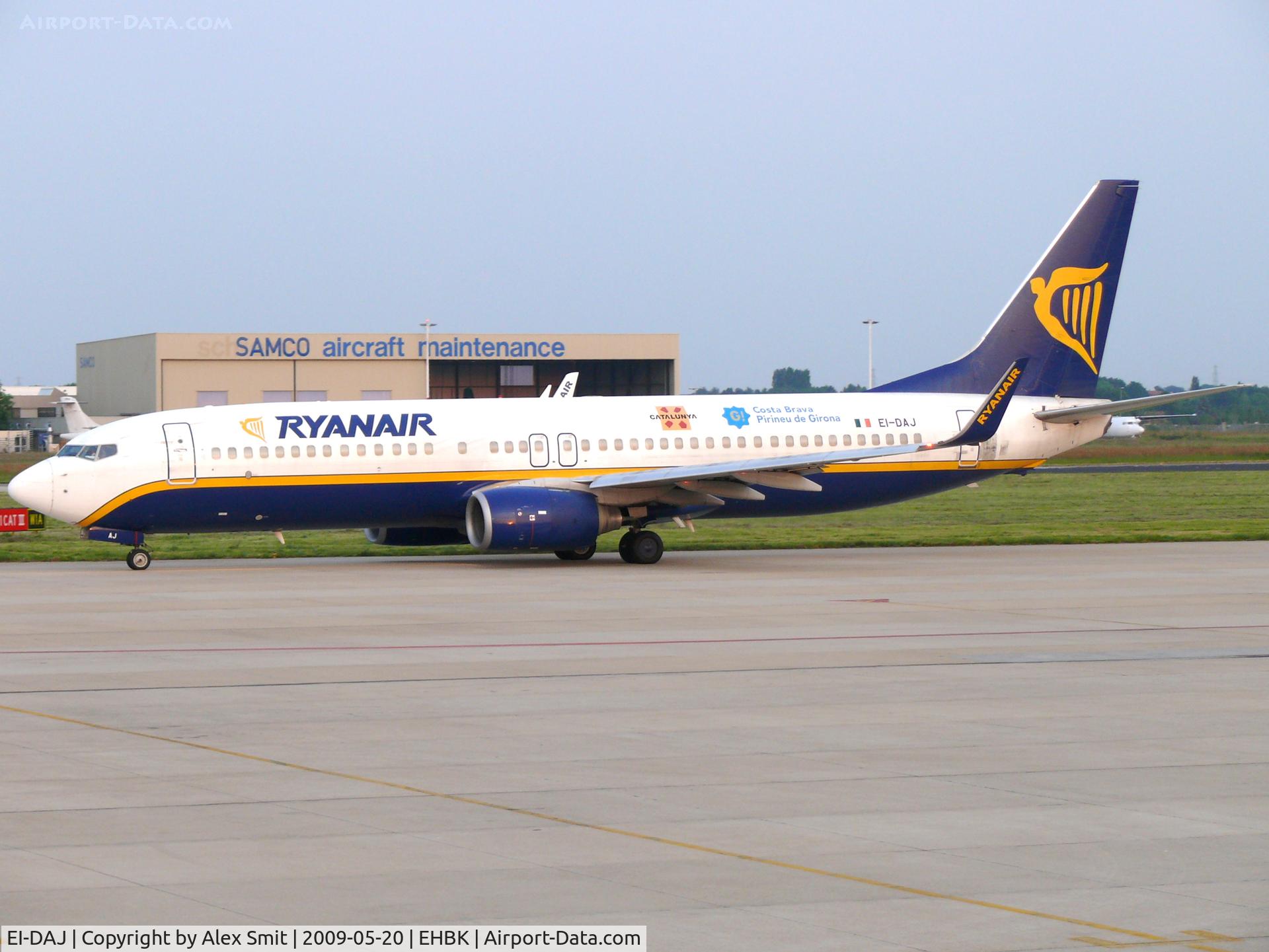 EI-DAJ, 2003 Boeing 737-8AS C/N 33548, Boeing B737-8AS EI-DAJ Ryanair - Costa Brava Pirineu de Girona