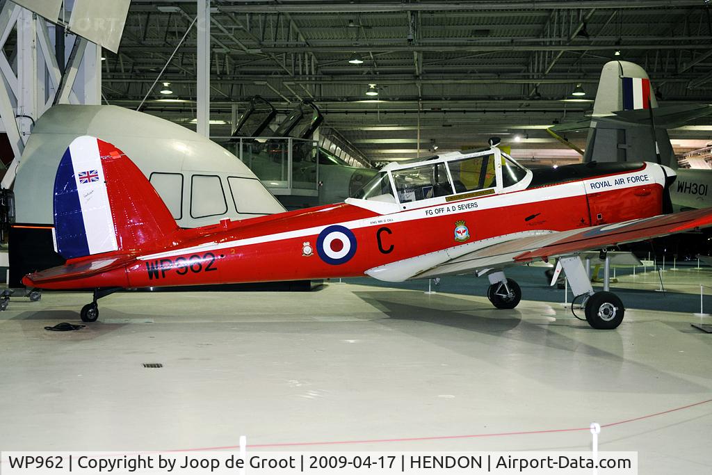 WP962, De Havilland DHC-1 Chipmunk T.10 C/N C1/0809, preserved in the RAF Museum