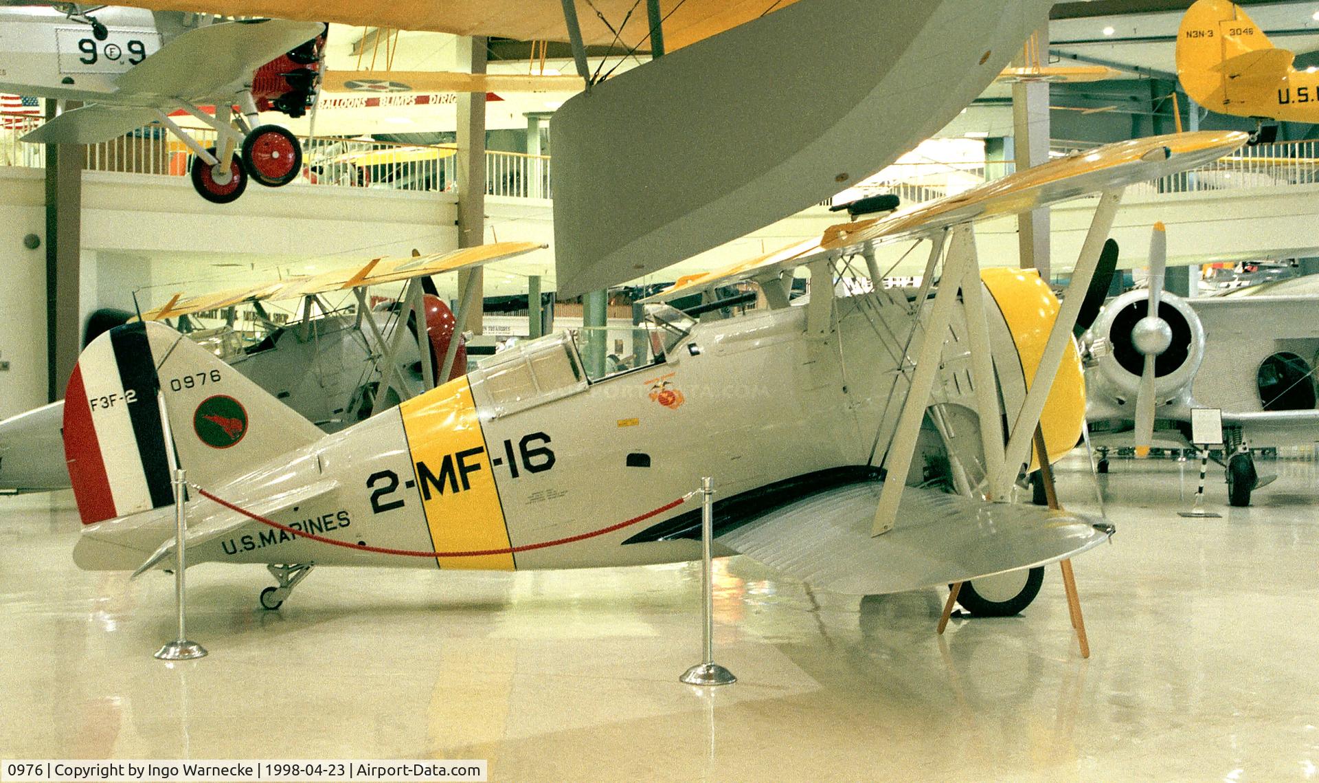 0976, 1937 Grumman F3F-2 C/N 374, Grumman F3F-2 at the Museum of Naval Aviation, Pensacola FL