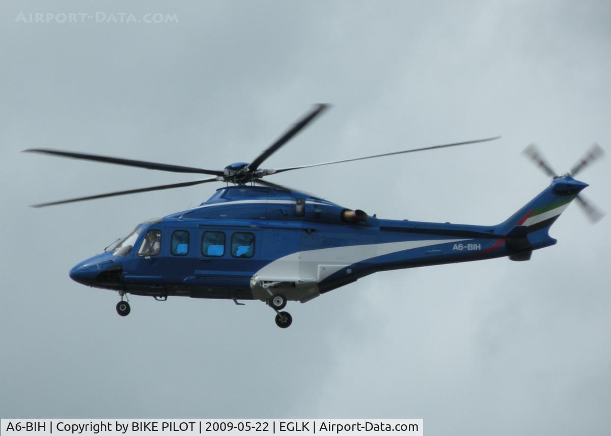 A6-BIH, 2005 AgustaWestland AW-139 C/N 31029, UNITED ARAB EMIRATES REGISTERED AGUSTA-WESTLAND AW139 OF THE DUBAI AIR WING CARRYING TEMPORARY REG., BECAME DU-139. 