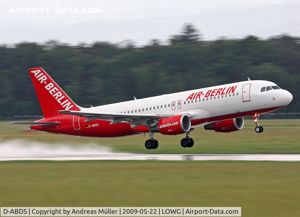 D-ABDS, 2007 Airbus A320-214 C/N 3289, For Niki to Heraklion.