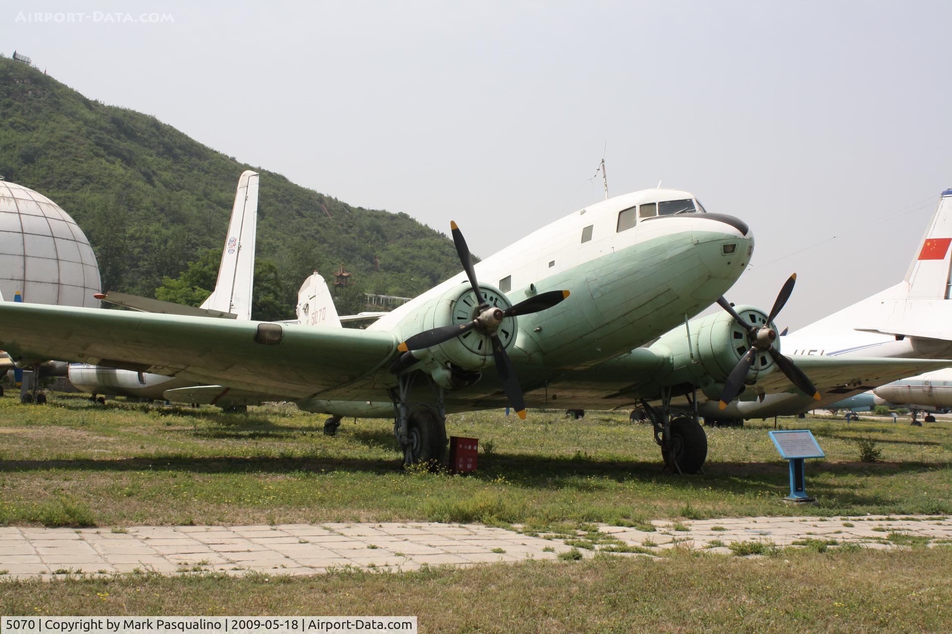 5070, Lisunov Li-2T Cab C/N 18440106, Li-2  Located at Datangshan, China