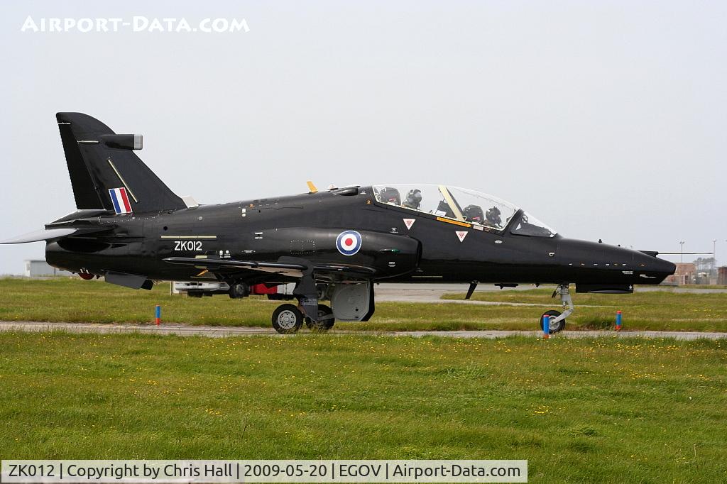 ZK012, 2008 British Aerospace Hawk T2 C/N RT003/1241, BAe Hawk T2