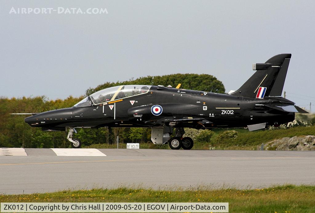 ZK012, 2008 British Aerospace Hawk T2 C/N RT003/1241, BAe Hawk T2