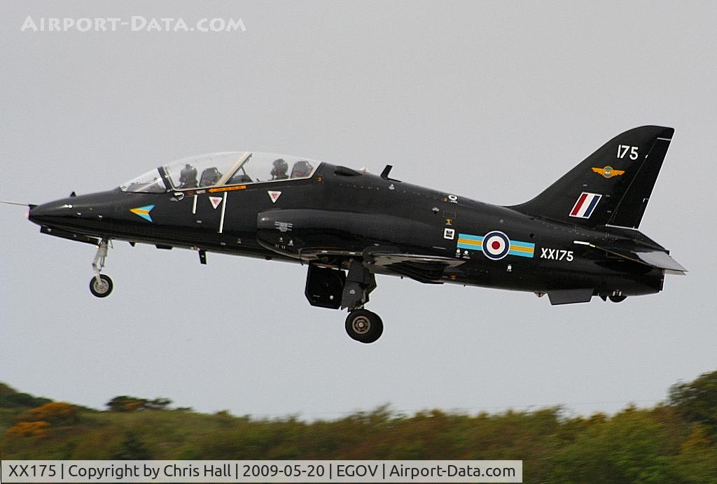 XX175, 1977 Hawker Siddeley Hawk T.1 C/N 022/312022, RAF No 4 FTS/208(R) Sqn