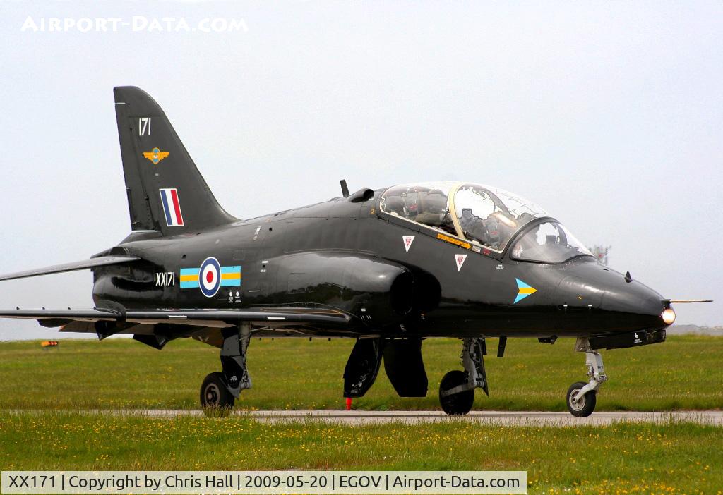 XX171, 1977 Hawker Siddeley Hawk T.1 C/N 018/312018, RAF No 4 FTS/208(R) Sqn