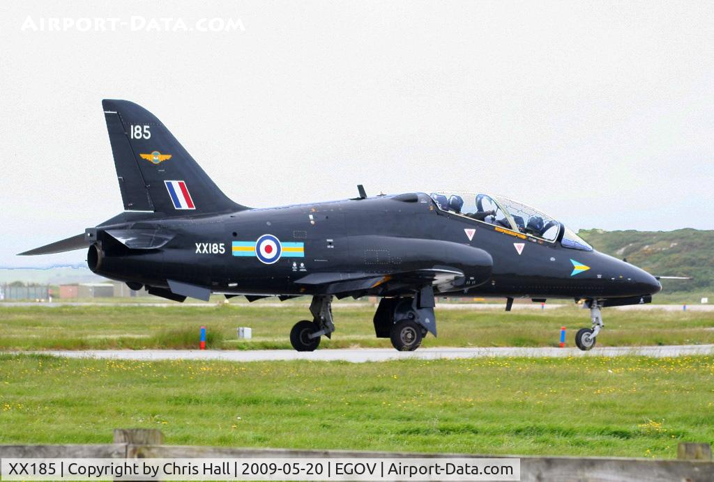 XX185, 1977 Hawker Siddeley Hawk T.1 C/N 032/312032, RAF No 4 FTS/208(R) Sqn