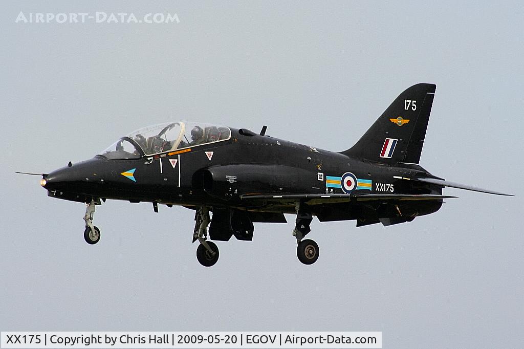 XX175, 1977 Hawker Siddeley Hawk T.1 C/N 022/312022, RAF No 4 FTS/208(R) Sqn