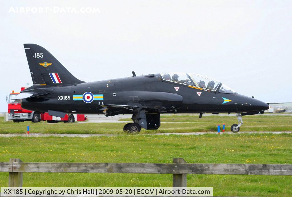 XX185, 1977 Hawker Siddeley Hawk T.1 C/N 032/312032, RAF No 4 FTS/208(R) Sqn