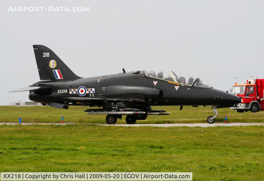 XX218, 1978 Hawker Siddeley Hawk T.1A C/N 054/312054, RAF No 4 FTS/19(R) Sqn