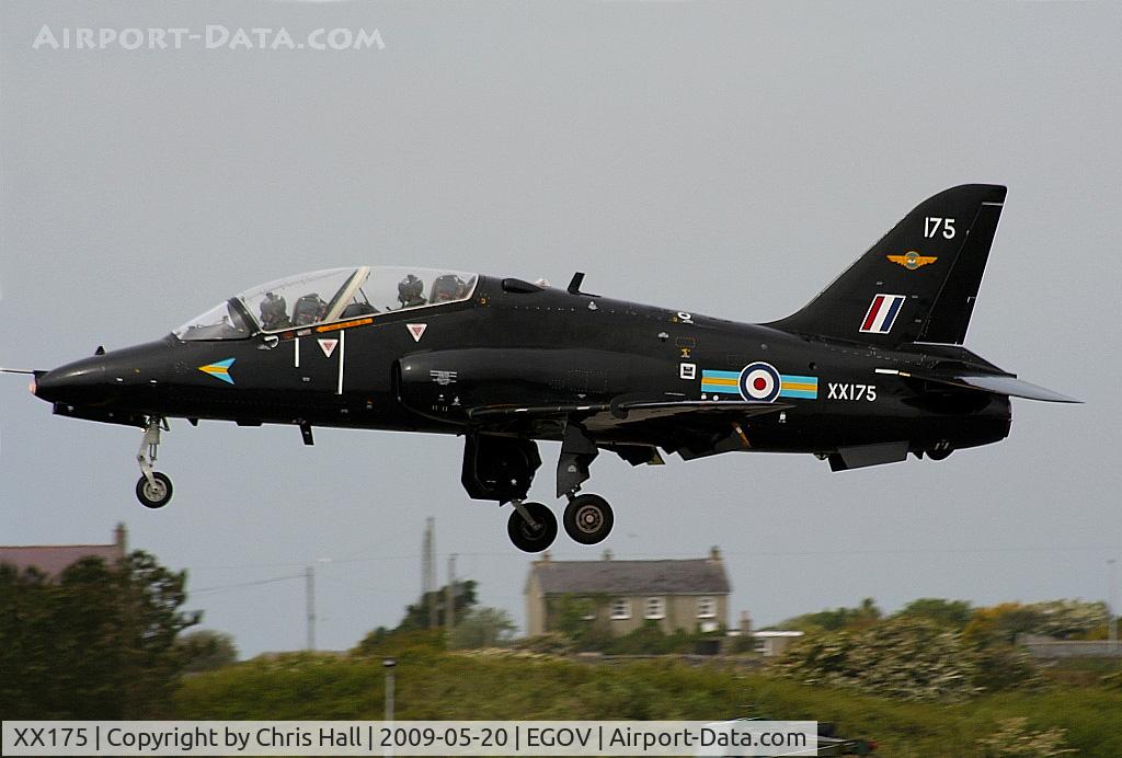 XX175, 1977 Hawker Siddeley Hawk T.1 C/N 022/312022, RAF No 4 FTS/208(R) Sqn