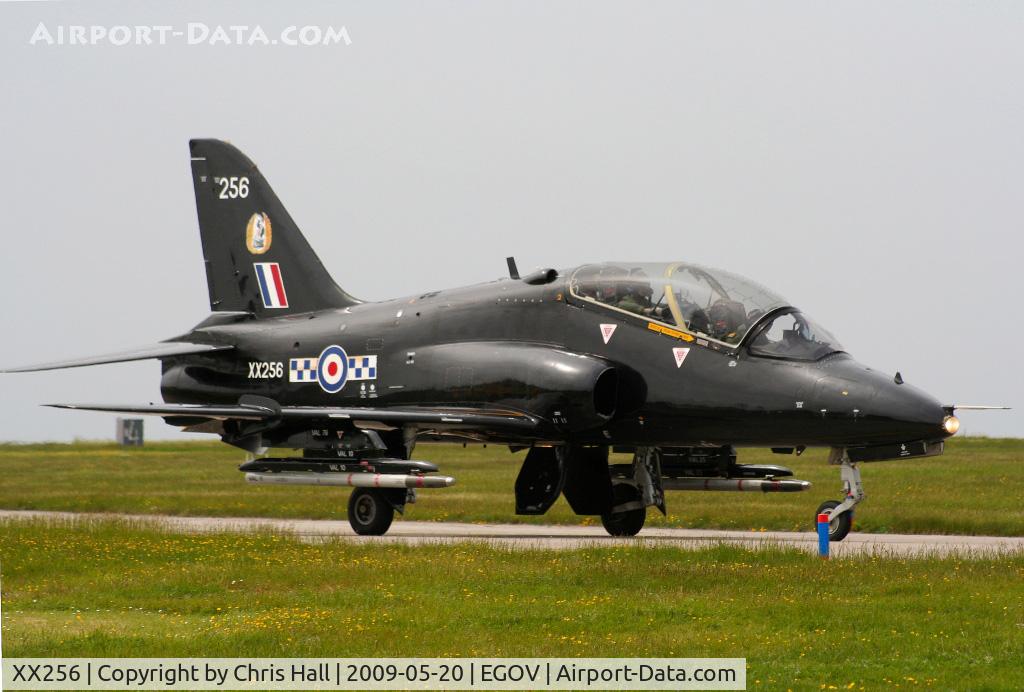 XX256, 1978 Hawker Siddeley Hawk T.1A C/N 092/312092, RAF No 4 FTS/19(R) Sqn