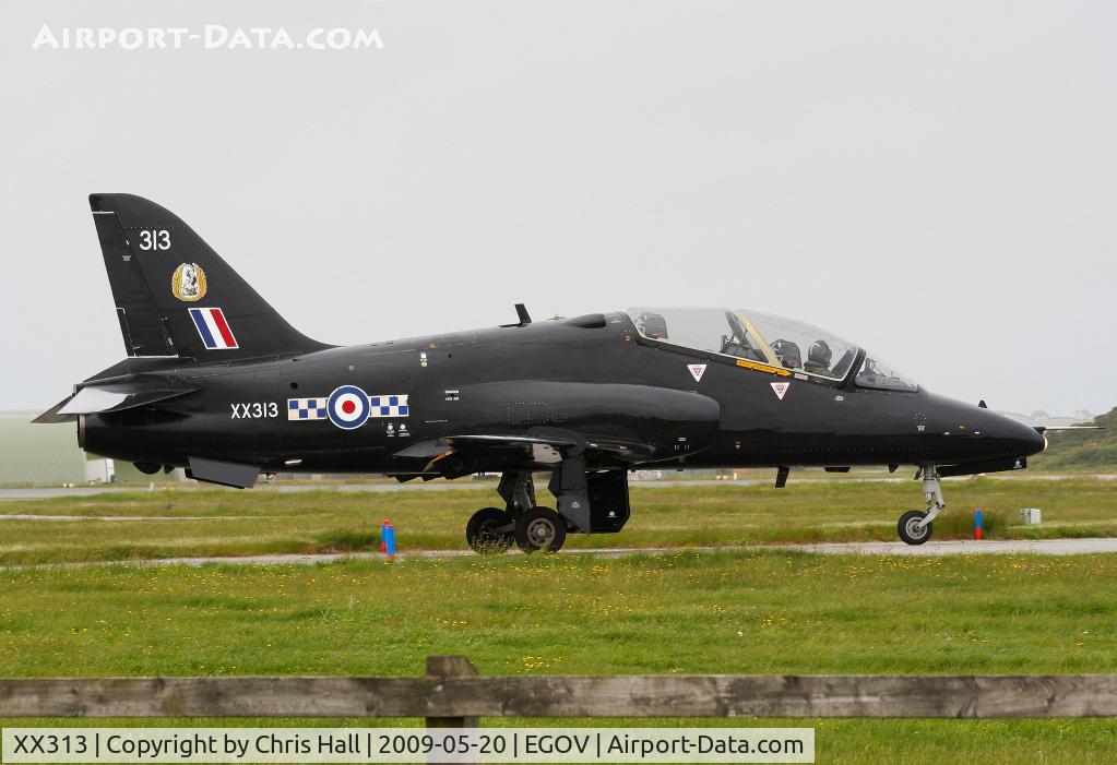 XX313, 1980 Hawker Siddeley Hawk T.1W C/N 149/312138, RAF No 4 FTS/19(R) Sqn
