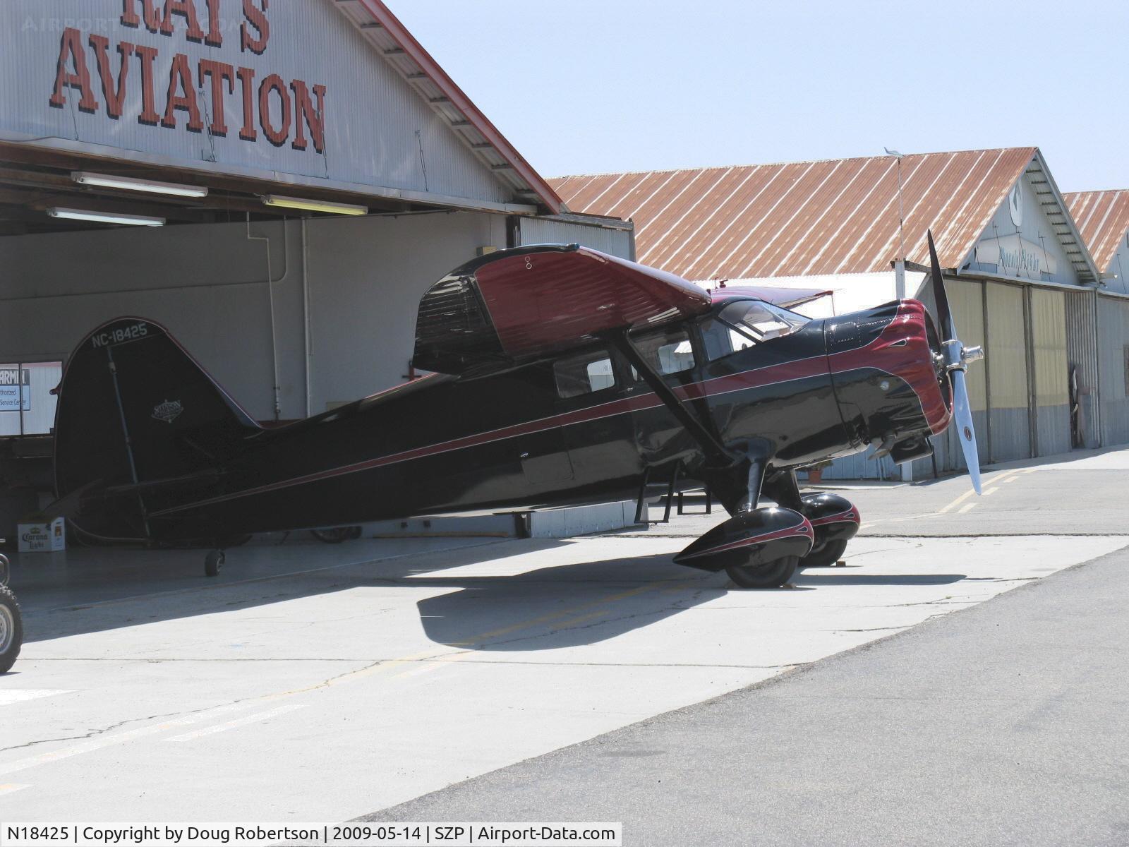 N18425, 1937 Stinson SR-9F Reliant C/N 5715, 1937 Stinson SR-9F 'Gullwing' RELIANT, Pratt & Whitney R-985 Wasp Jr. 450 Hp upgrade from original Wright 450 Hp radial
