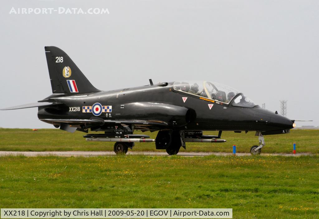 XX218, 1978 Hawker Siddeley Hawk T.1A C/N 054/312054, RAF No 4 FTS/19(R) Sqn