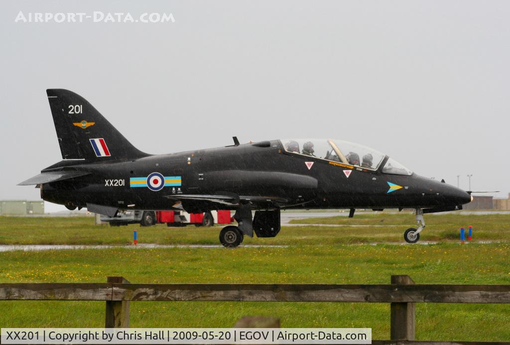 XX201, 1978 Hawker Siddeley Hawk T.1A C/N 048/312048, RAF No 4 FTS/208(R) Sqn