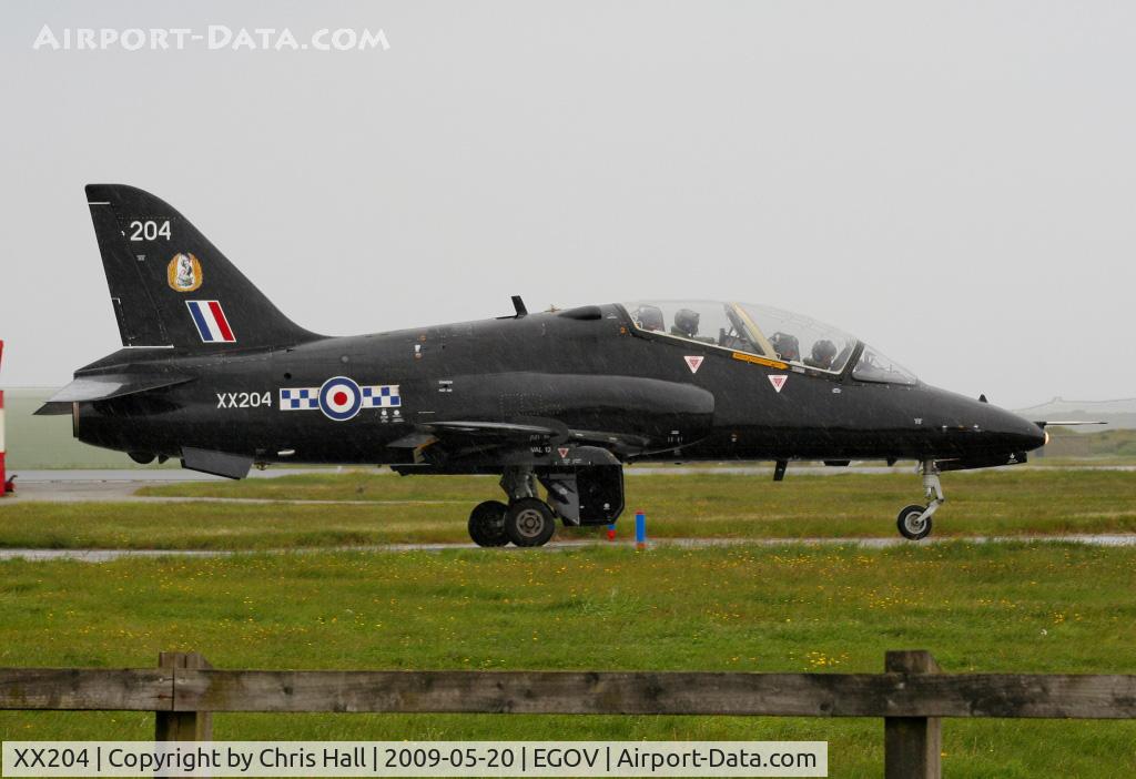 XX204, 1978 Hawker Siddeley Hawk T.1A C/N 051/312051, RAF No 4 FTS/19(R) Sqn