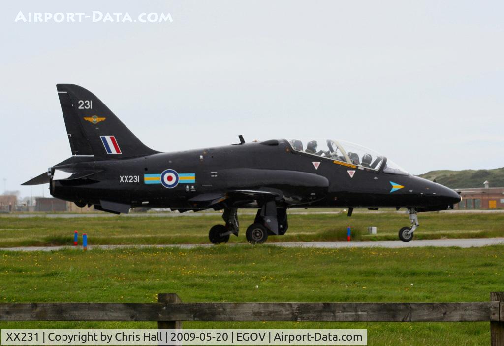 XX231, 1978 Hawker Siddeley Hawk T.1W C/N 067/312067, RAF No 4 FTS/208(R) Sqn